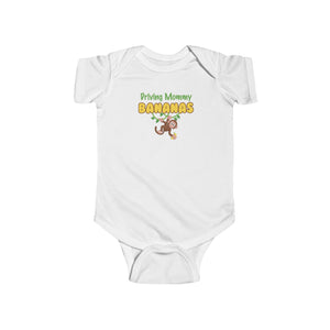 Driving Mommy Bananas Infant Bodysuit