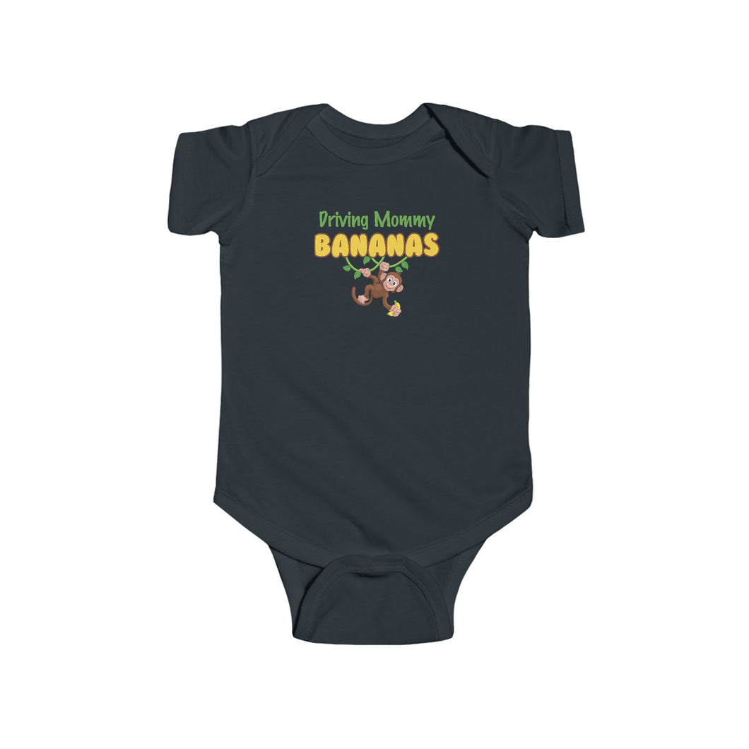 Driving Mommy Bananas Infant Bodysuit