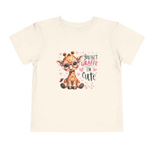 Load image into Gallery viewer, You Bet Giraffe I’m Cute Toddler Tee