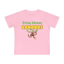 Load image into Gallery viewer, Driving Mommy Bananas Baby Tee