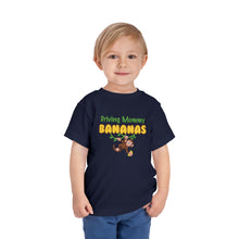 Load image into Gallery viewer, Driving Mommy Bananas Short Sleeve Toddler Tee