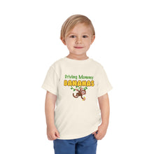 Load image into Gallery viewer, Driving Mommy Bananas Short Sleeve Toddler Tee