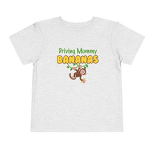 Load image into Gallery viewer, Driving Mommy Bananas Short Sleeve Toddler Tee