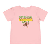 Load image into Gallery viewer, Driving Mommy Bananas Short Sleeve Toddler Tee