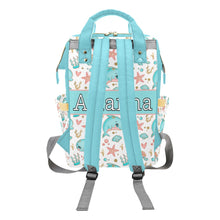 Load image into Gallery viewer, Under the Sea Dream Personalized Multi-Function Diaper Bag