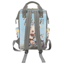 Load image into Gallery viewer, So The Adventure Begins Personalized Multi-Function Diaper Bag/Backpack