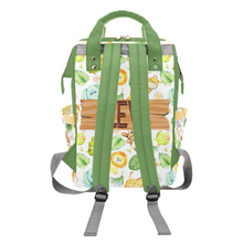 Load image into Gallery viewer, Baby Safari Animals Personalized Multi-Function Diaper Bag/Backpack