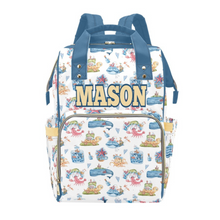 Load image into Gallery viewer, Ocean Explorer Personalized Multi-Function Diaper Bag/Backpack