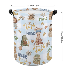 Load image into Gallery viewer, Baby Safari Animals Toy/Laundry Hamper