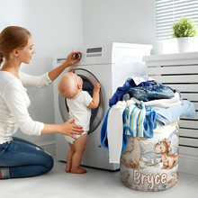 Load image into Gallery viewer, Dinosaur Toy/Laundry Hamper