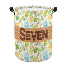 Load image into Gallery viewer, Baby’s First Safari Adventure Toy/Laundry Hamper