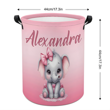 Load image into Gallery viewer, Pink Elephant Toy/Laundry Hamper