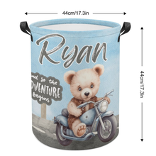 Load image into Gallery viewer, So The Adventure Begins Toy/Laundry Hamper