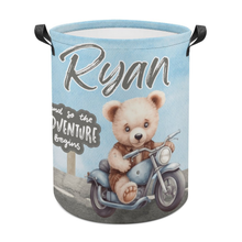 Load image into Gallery viewer, So The Adventure Begins Toy/Laundry Hamper