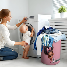 Load image into Gallery viewer, Peeking Baby Girl Toy/Laundry Hamper
