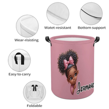 Load image into Gallery viewer, Peeking Baby Girl Toy/Laundry Hamper