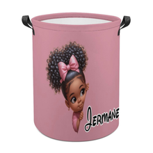Load image into Gallery viewer, Peeking Baby Girl Toy/Laundry Hamper