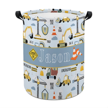 Load image into Gallery viewer, Little Builder Personalized Toy/Laundry Hamper