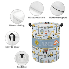 Load image into Gallery viewer, Little Builder Personalized Toy/Laundry Hamper