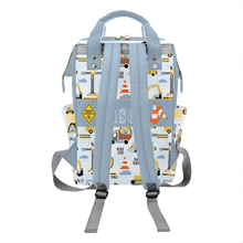 Load image into Gallery viewer, Little Builder Personalized Multi-Function Diaper Bag