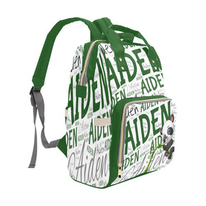 Name Art Personalized Multi-Function Diaper Bag
