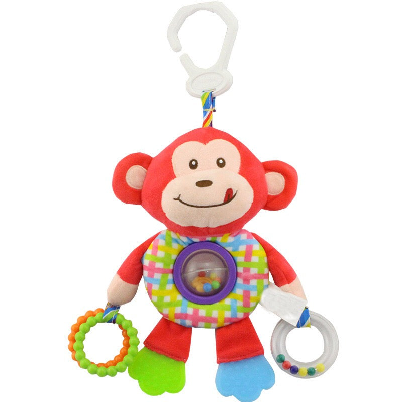 For My Precious Baby Plush Monkey Stroller Teether Toy