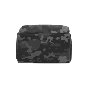 Black Camouflage Personalized Multi-Function Diaper Bag
