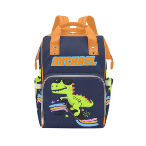 Dinosaur Personalized Multi-Function Diaper Bag