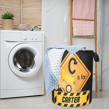 Load image into Gallery viewer, Dump Truck Personalized Laundry Hamper