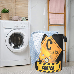 Dump Truck Personalized Laundry Hamper