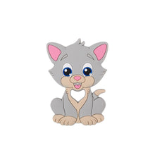 Load image into Gallery viewer, Silicone Cat  Teether-Gray