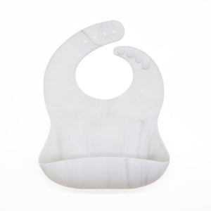 Silicone Baby Bib-Marble