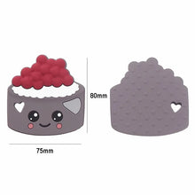 Load image into Gallery viewer, Chocolate Cake Silicone Teether