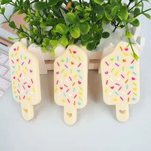 Load image into Gallery viewer, Ice Cream Bar with Sprinkles Silicone Teether