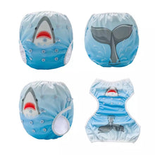 Load image into Gallery viewer, For My Precious Baby Shark Reusable Swim Diaper