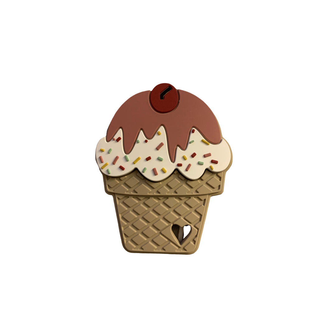 Ice Cream Cone Silicone Teether