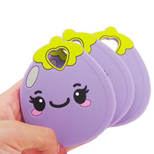 Load image into Gallery viewer, Cute Eggplant Silicone Baby Teether