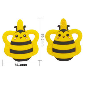 Baby Bee Silicone Toothbrush and Teether
