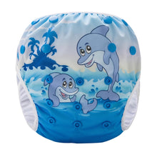 Load image into Gallery viewer, For My Precious Baby Dolphin Reusable Swim Diaper