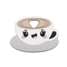 Load image into Gallery viewer, Coffee Silicone Baby Teether