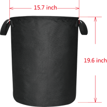 Load image into Gallery viewer, Black Camouflage Personalized Laundry Hamper