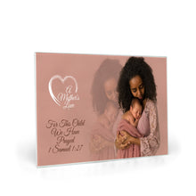 Load image into Gallery viewer, Personalized A Mother&#39;s Love Glass Cutting Board