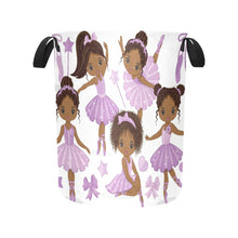 Load image into Gallery viewer, Purple Ballerina Personalized Laundry Hamper