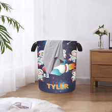 Load image into Gallery viewer, Space Personalized Laundry Hamper