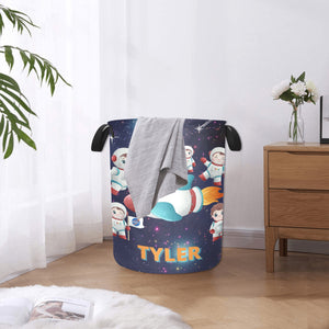 Space Personalized Laundry Hamper