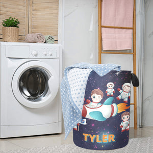 Space Personalized Laundry Hamper