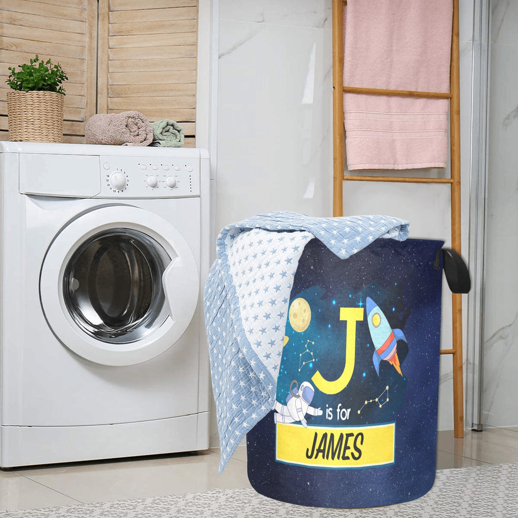 Outer Space Personalized Laundry Hamper