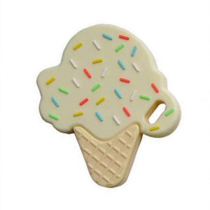 Ice Cream Cone With Sprinkles Silicone Teether